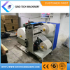 Drinking straw paper roll slitter rewinder machine