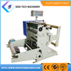 Drinking straw paper roll slitter rewinder machine