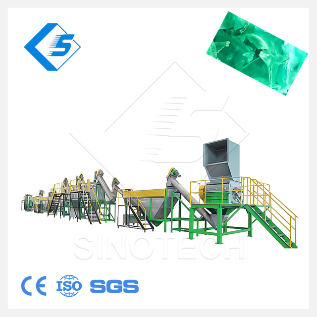 1000 Kg/h PET Bottle Washing Recycling Line 