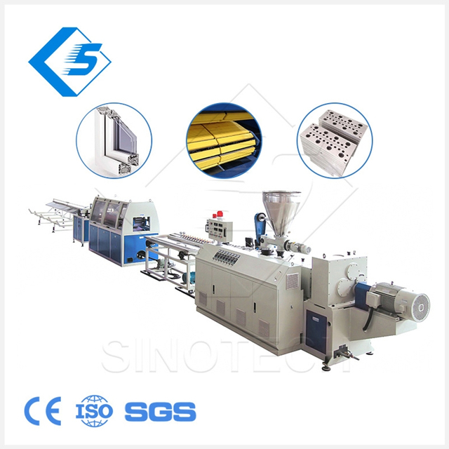 Plastic Extrusion PVC UPVC Windows And Doors Profiles Manufacturer Prices PVC Sliding Extruder