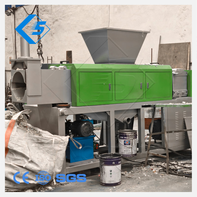 LLDPE LDPE PP Plastic Film Squeezing Drying Dewatering Machine Dryer Machinery Squeezer Machine