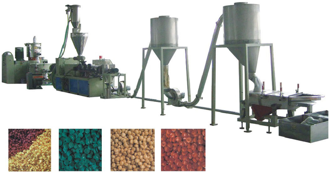 PVC Granulating Extrusion Production Line
